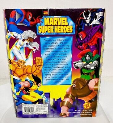 1997 Toy Biz Marvel Super Heroes Spider-man VS Venom for