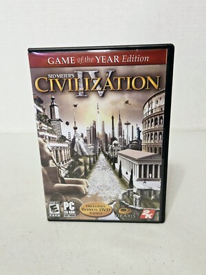 Sid Meier's Civilization IV: GotY Special Ed - PC CD-ROM, 2006 w/Complete Manual