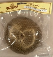 Doll Wig Tallina s Style 959, Dark Blond, Size 10, New Old Stock