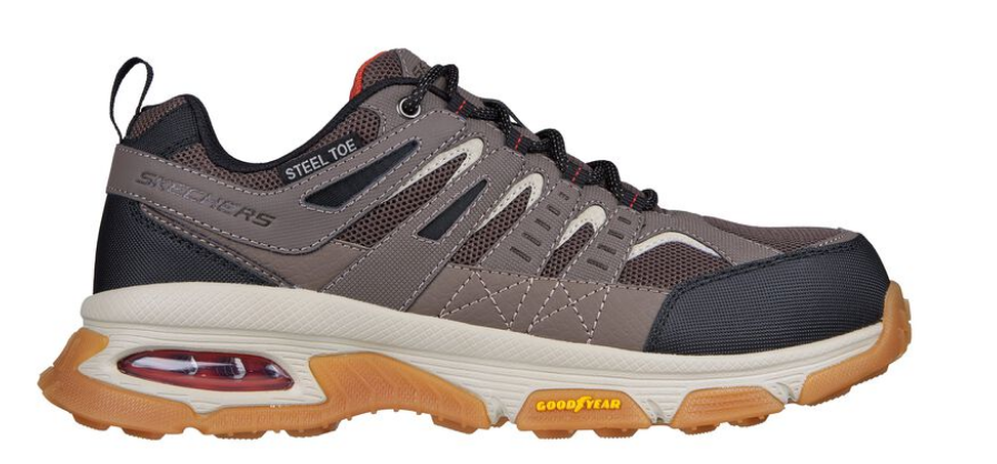 Skechers Men's Slip Resistant Steel Toe EH Work Shoe 200140 | eBay