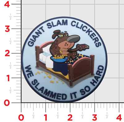 TV REMOTE GIANT SLAM CLICKERS PVC PATCH 