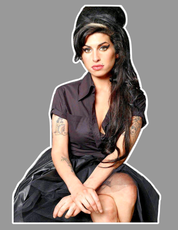 Amy Winehouse vinyl decal sticker Frank Back to Black - WATERPROOF | eBay