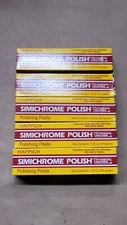 Lot of 5 Tubes Happich Simichrome Metal Polish Polishing Paste 1.76 Oz / 50 Gram