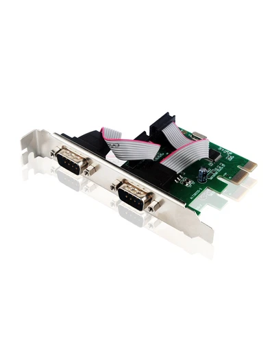 PCI-Express PCI-E Dual RS-232 Serial Port PCI-E 2 Port DSUB9 DB9 seriell Control