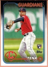 Cleveland Guardians 2024 Topps Series 2 Base Team Set 11 Cards