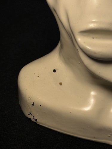 VTG Modern Minimalist Pottery Art Sculpture Abstract Clay Bust Elongated Head - Imagen 5 de 24