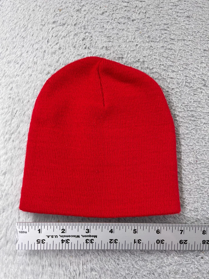 Gorro Browning Toque Adulto Talla Única Rojo Tejido Bordado Buckmark Caza Foto 3 de 4