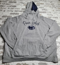 Stadium Athletics Penn State Hoodie Sweatshirt Men's XXL Gray NCAA