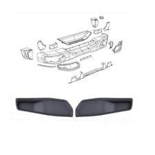For 07-17 Jeep Wrangler Rear Bumper Close Out Panel Left Side Right Side For 07-17 Jeep Wrangler Rear Bumper Close Out Panel Left Side Right Side