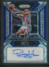 2023-24 PATTY MILLS 39/49 auto panini prizm sensational signatures blue choice
