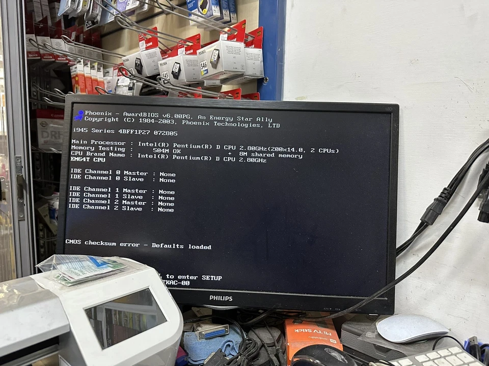 Foxconn 945G7MA- 8EKRS2H Socket 775 Motherboard Intel Pentium 2.80 GHz Cpu + Ram - Immagine 2 di 4