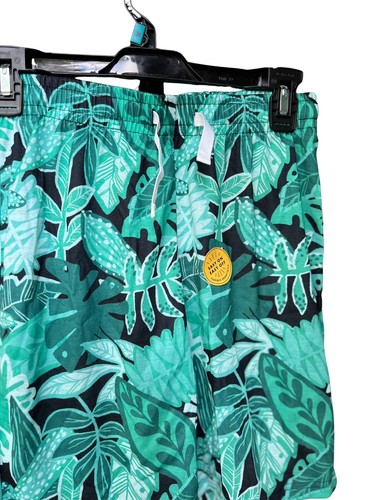 Cat And Jack Boys Pull On Shorts Sz XL 14 Green/Black - Picture 2 of 3
