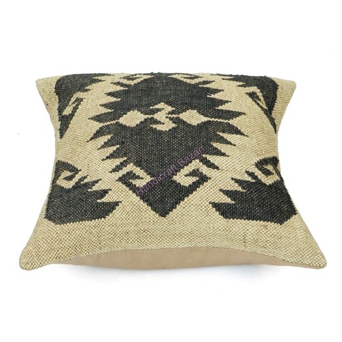 Throw Pillow Cushion Cover Wool Jute Pillow Cases Jute Home Decor 2 Pcs Christma - Picture 48 of 75