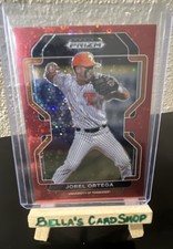 2022 Panini Prizm Draft Picks - Jorel Ortega #PDP174 Red Donut Circle Prizm /99