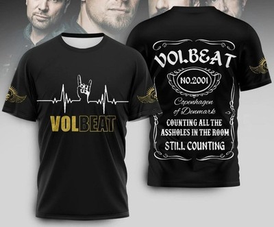 Volbeat Counting Still Counting All The In The Room 3D T-Shirt UB175