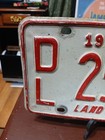 1983 Illinois Dealer IL License Plate DL 2569   Single Plate — photo 3