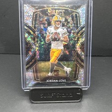 JORDAN LOVE 2020 PANINI SELECT CLUB LEVEL RC DISCO PRIZM PACKERS SP