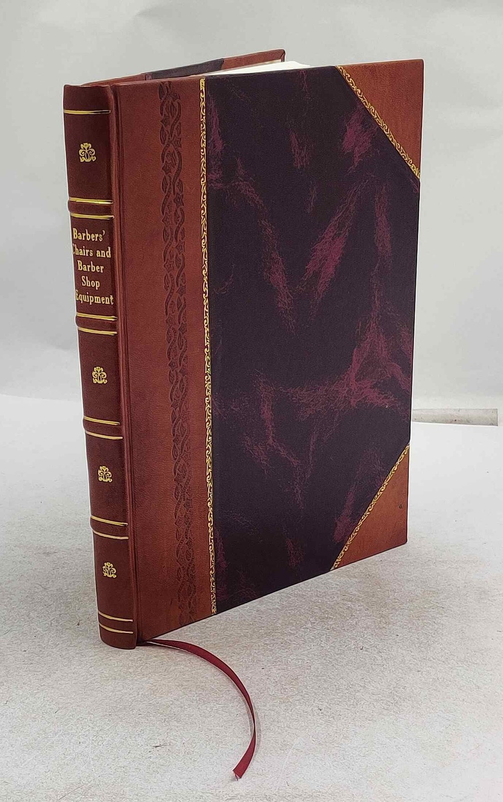 Barbers' chairs and barber shop equipment : illustrated catalog [Leather Bound]