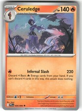 POKEMON CERULEDGE 020/094 UNCOMMON PHANTASMAL FLAMES NM