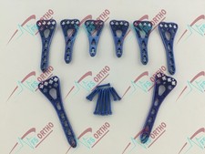 Locking Variable Angle Dist l Radius Volar plate 2 to 5 L R  screw 79 pc Titan