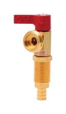 SharkBite 24998A Brass 200 PSI Hot Washing Machine Valve 1/2 PEX Barb x 1/2 in.