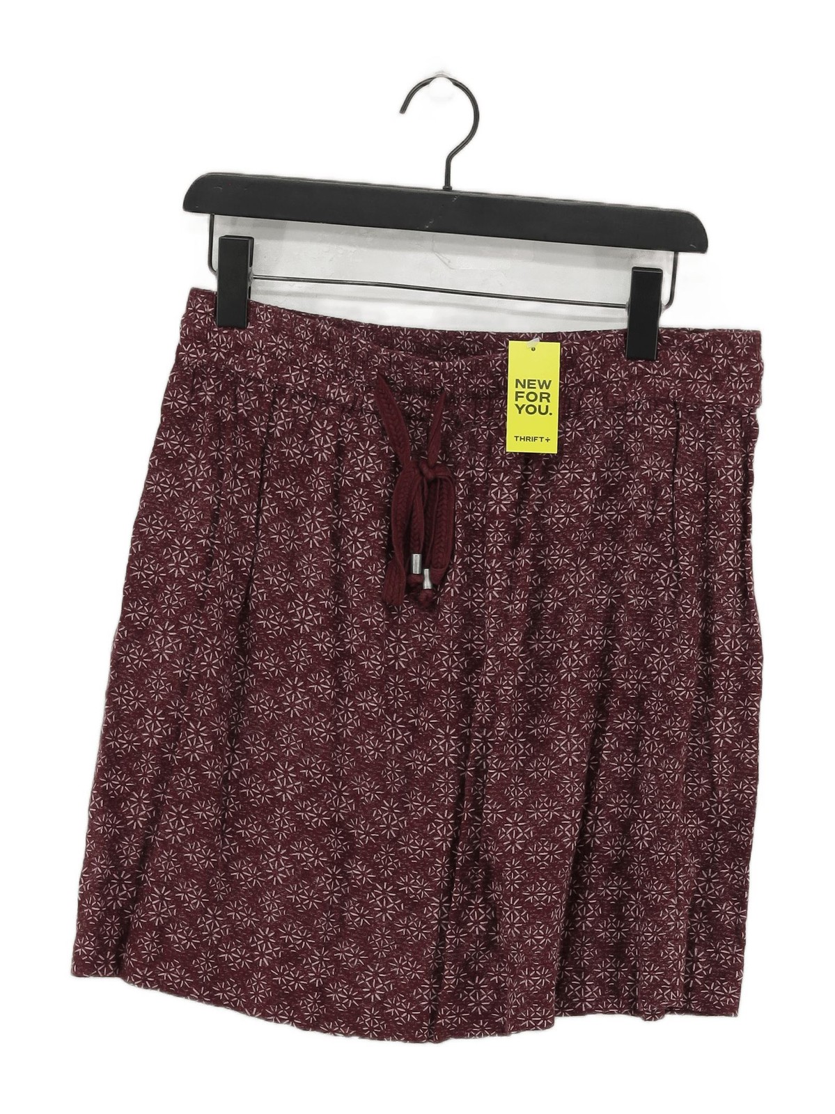 FatFace Womens Purple Viscose Cotton Midi A-Line Skirt UK Size 14-image