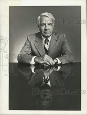 1984 Press Photo Harry Reasoner, American Broadcasting Company News Host