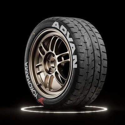 Yokohama Advan A052 Tire - 225/50R15 95V - Motorsports Semi Slick Racing Tire