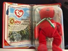 ty beanie babies Osito all orginal in perfect packaging