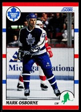 Mark Osborne, 1990-91 Score American, #104, Toronto Maple Leafs,
