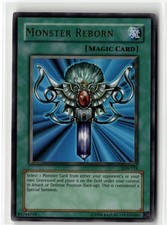 Monster Reborn The Legend of Blue Eyes White Dragon LOB-118 Unlimited NM