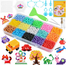 Water Fuse Beads Set - 1500PCS, 15 Colors, Non-Toxic Magic Beads for Kids - DIY 