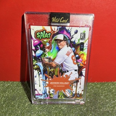 Wild Card Splat Jackson Holliday Rookie Serial Numbered 1/1 Baseball Card