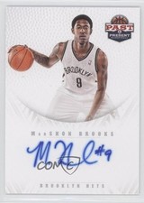 2011-12 Past & Present Redemption Draft Pick MarShon Brooks #3 Auto 2u3