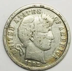 LOT #L383   1892 BARBER DIME (NICE DETAILS)