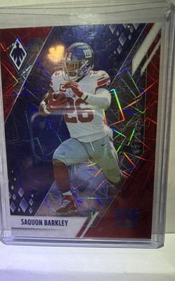 2021 Panini Phoenix - Saquon Barkley #67 Red Lazer /285