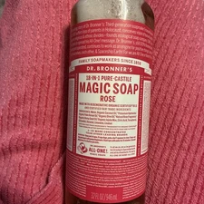 Dr. Bronner's Pure-Castile Soap Rose 32 fl.oz