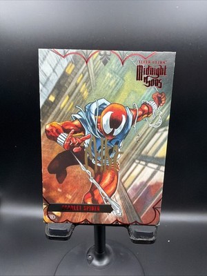 Scarlet Spider 2023 Marvel Fleer Ultra Midnight Sons Red Auto /100 Paskal Millet
