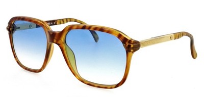 Vintage DUNHILL 6006 10 55mm Brown Translucent Gold Square Sunglasses Austria