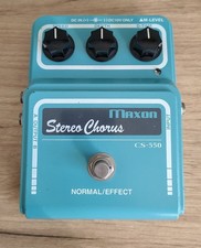 Maxon CS550 Chorus Analogue BBD Japan Guitar Effects Pedal Classic Series