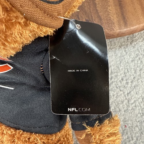 NFL Stuffed Plush Bear with Chicago Bears Uniform 14" NWT - Picture 4 of 12