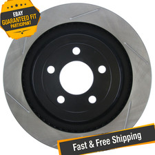 Stoptech 126.61109sr Sport Slotted Rear Brake Rotor For 2015-2019 Ford Mustang