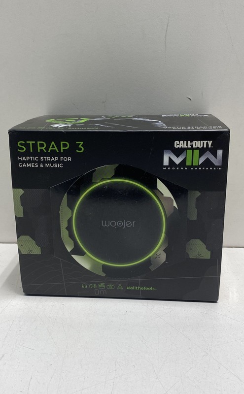 Woojer Strap 3 Haptic Strap Call of Duty Modern Warfare II Edition Sealed As Is