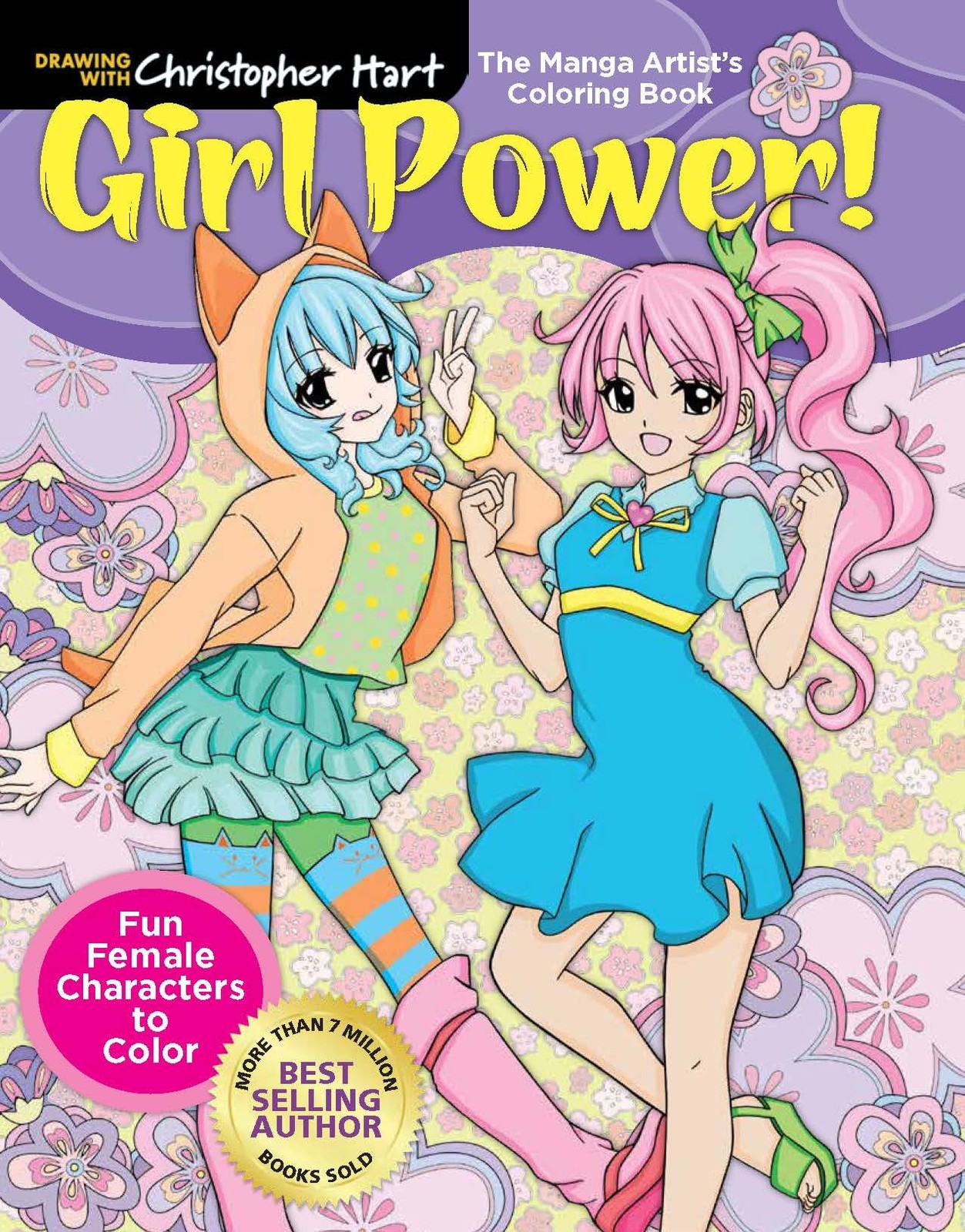 Manga Artist's Coloring Book: Girl Power!: Fun & Fabulous Females to Color! by - Image 5