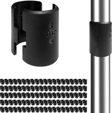 Wire Shelf Clips - 100 Pack Plastic Metal Shelf Clips, 1 Inch Wire Shelf Clips f