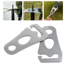 2Pcs Camping Tent guyline Rope Adjusters Metal for Backpacking Picnic Hiking