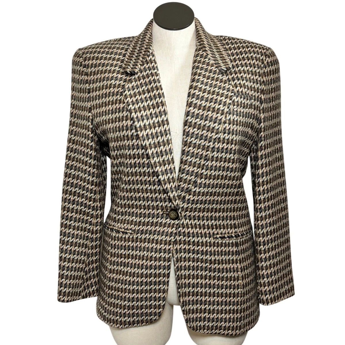 Houndstooth Jacket In Women's Suits & Blazers for sale | eBay
