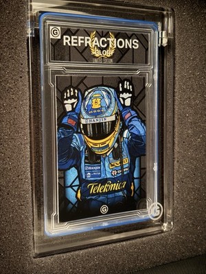 Grid Lock Cards - Fernando Alonso #ROG-2 Refractions of Glory /15
