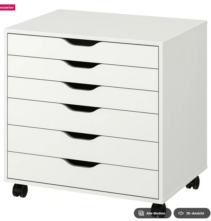 Ikea Schubladenschrank in Büro-Schubladenschränke online kaufen