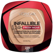 Open Box - Loreal Paris Infallible 24Hr Fresh Wear Foundation, Sand #220